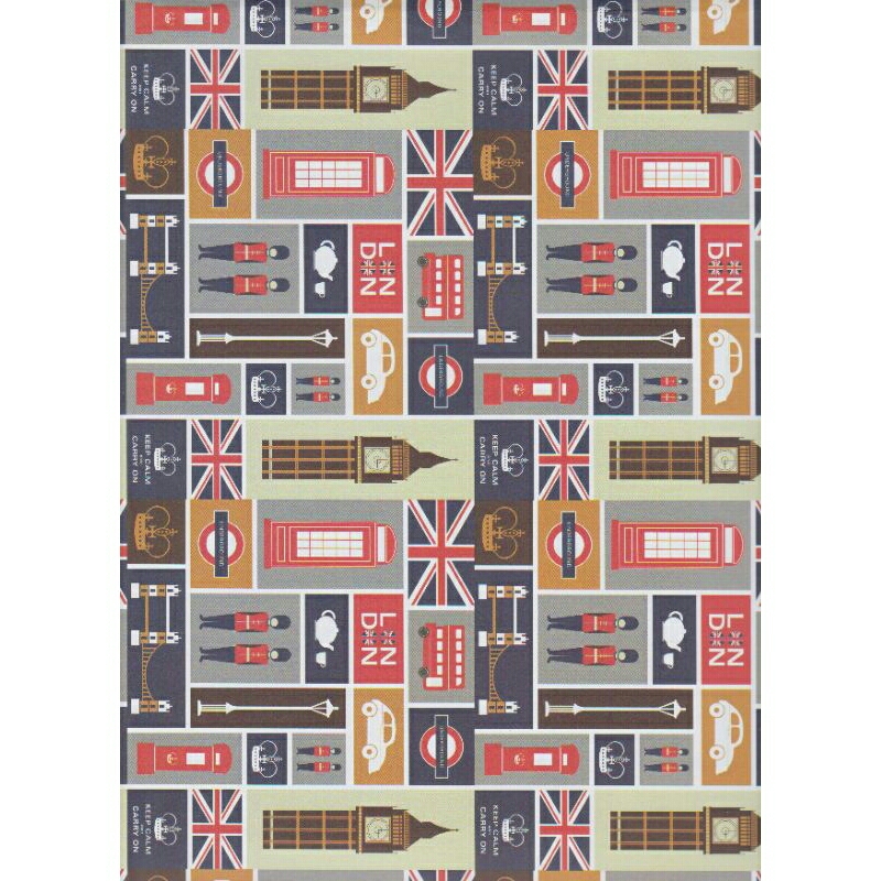 

Kertas Kado Sansan Wawa SW 6006 "Country/London