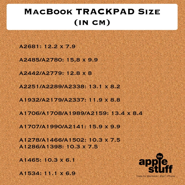 MacBook Apple Trackpad Protector Trackpad Guard untuk MacBook Pro Air