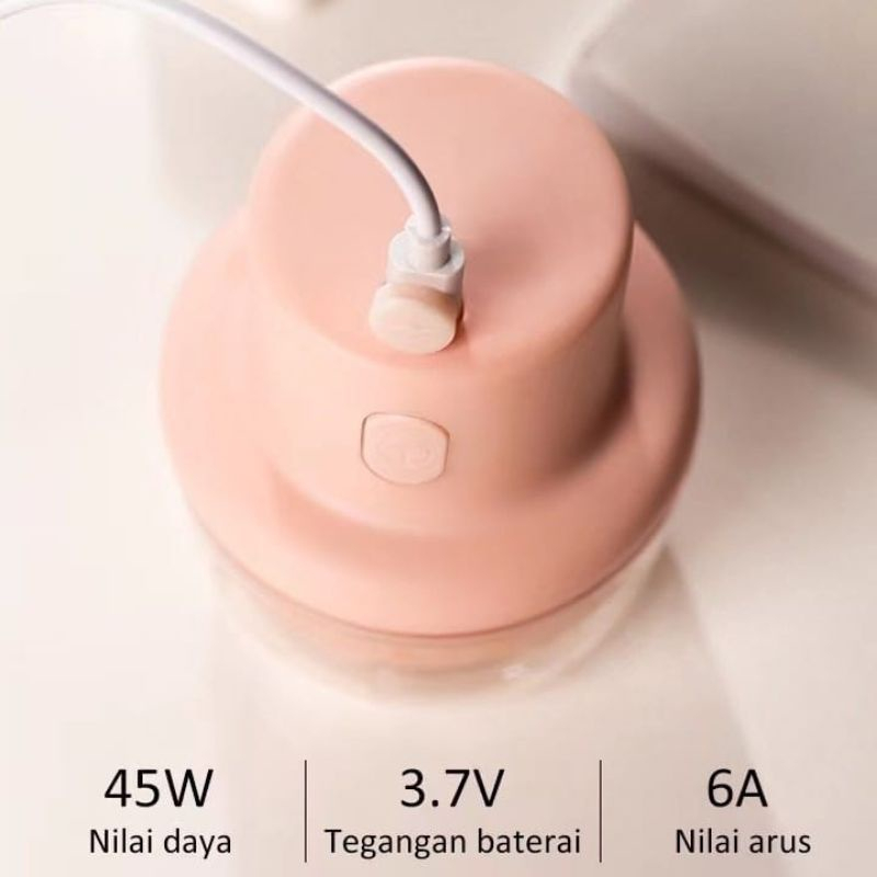 BLENDER MINI BLENDER CHOPPER MINI BLENDER MINI PORTABLE ELEKTRIK 250ML