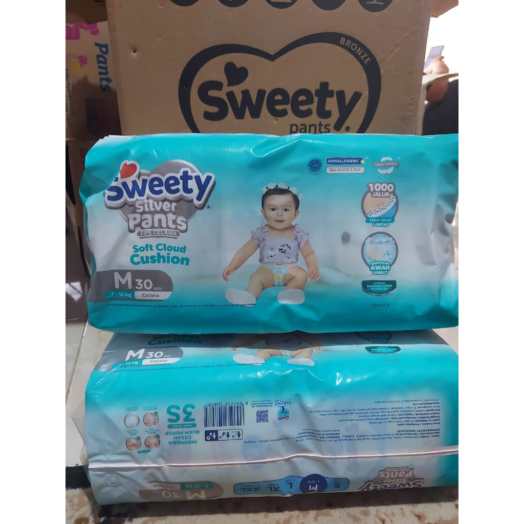 Pampers sweety silver pants M30