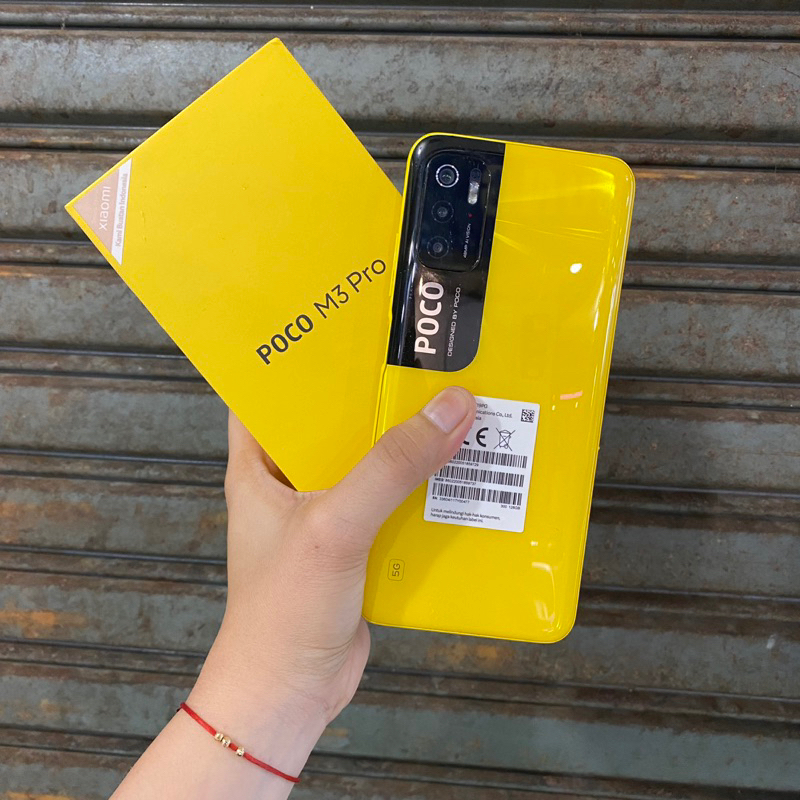 Poco M3 Pro 5G Ram 6/128gb bekas pakai second Normal fullset Original