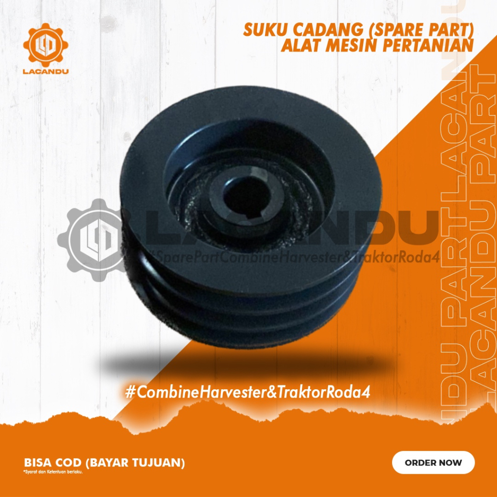 Z PULLEY HST - PULLI HST - POWER INPUT BELT PULLEY 4LZ2-08.09.01-02e INARI - JAVATECH - GREENSTAR - 