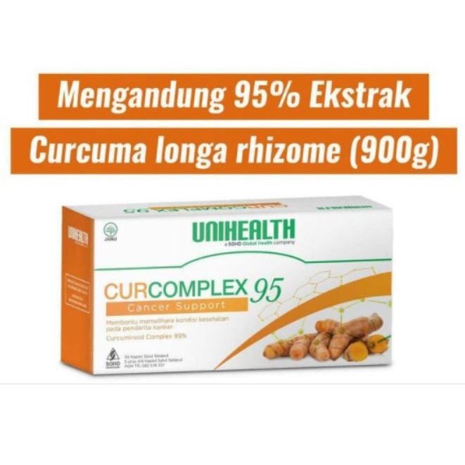 CURCOMPLEX 95 Curcuminoid Kemoterapi Cancer By Unihealth SOHO Global Health