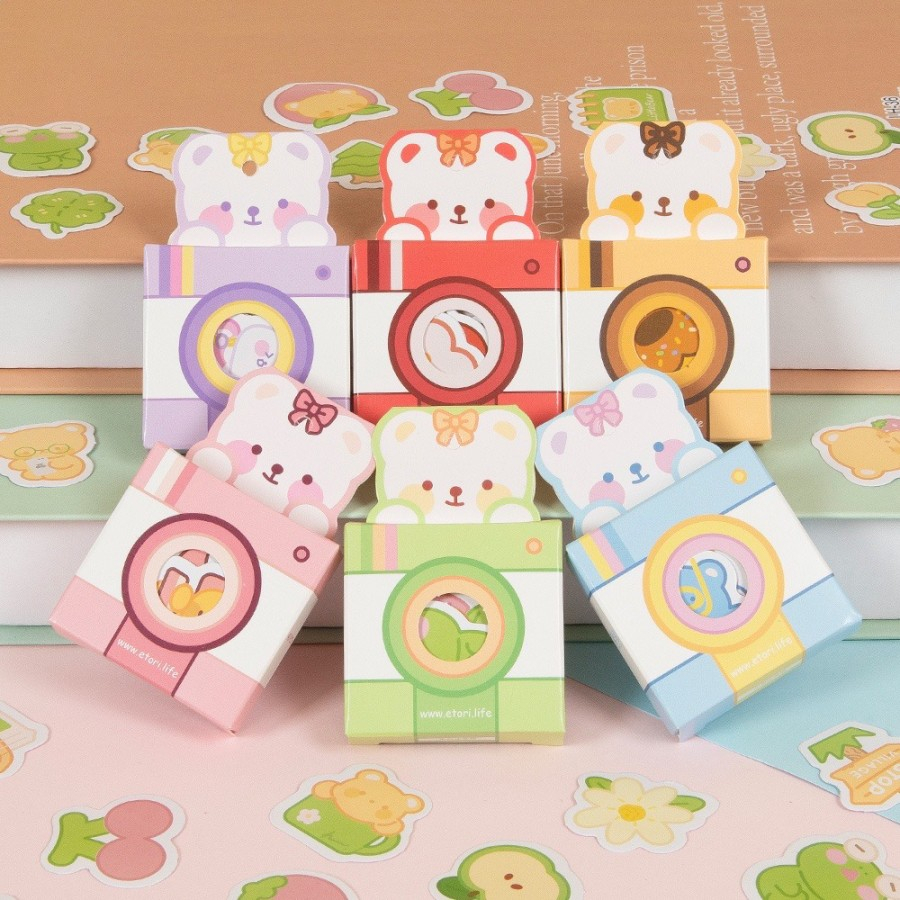 

Sticker Pack Stiker Deco Cartoon Bear Cute Stiker Anak Kartun Dekor 60