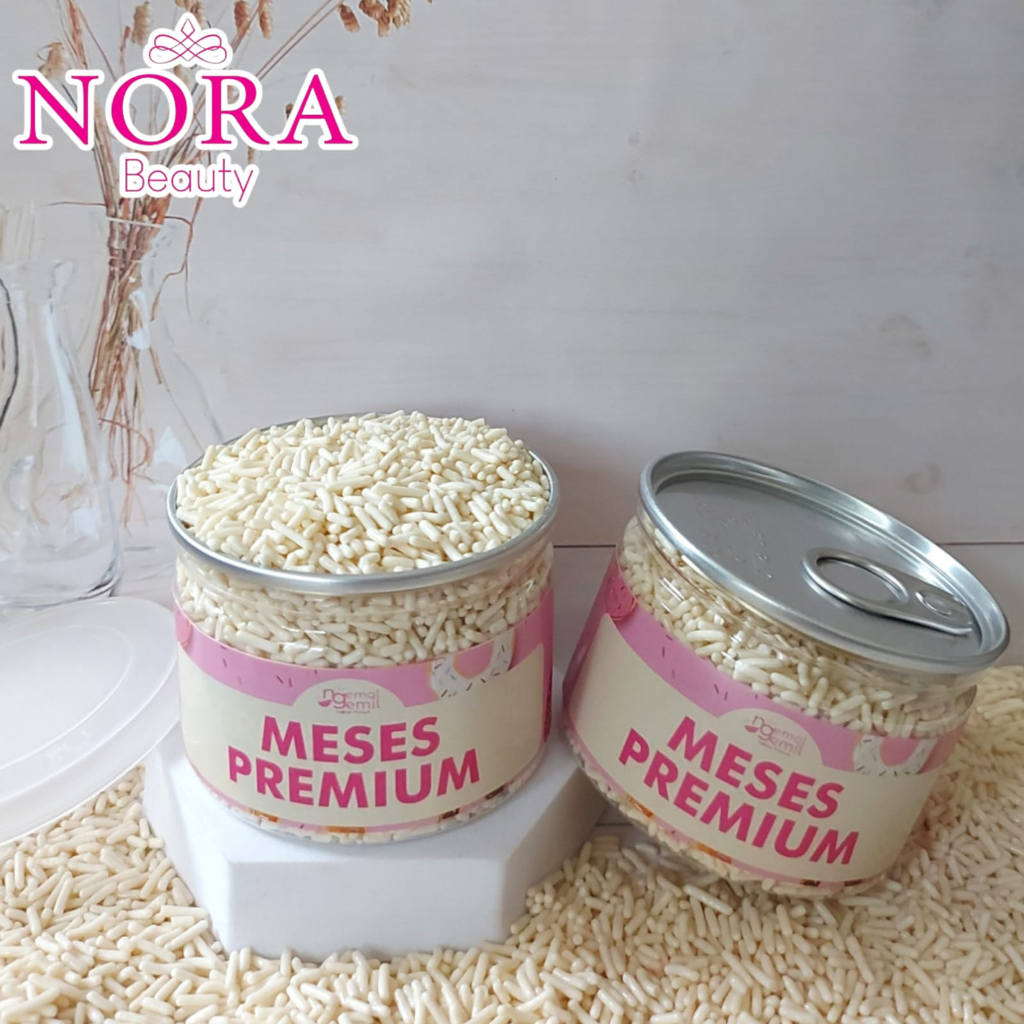 

Sprinkle Cokelat Topping Kue / Meses Butiran Warna Putih Premium Kemasan CAN Premium //murah