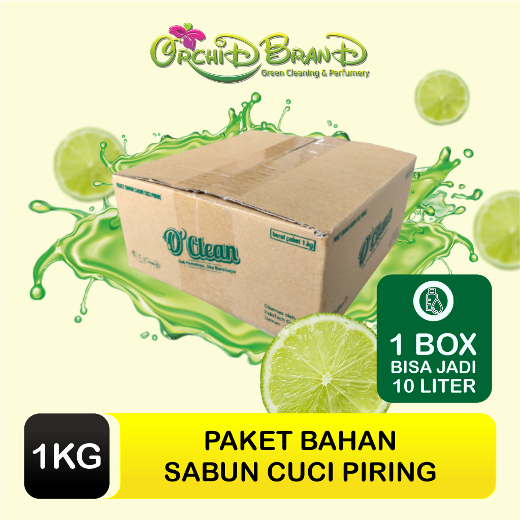 OClean Paket Bahan Sabun Pembuat Sabun Cuci Piring Cair Hemat Bersih Kesat