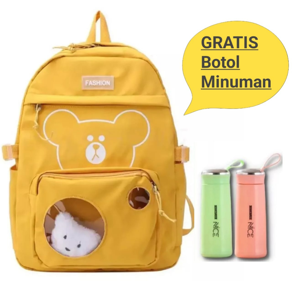 Ks_Ransel Anak Sekolah Motif Boneka Imut Tas Anak Terbaru Premium