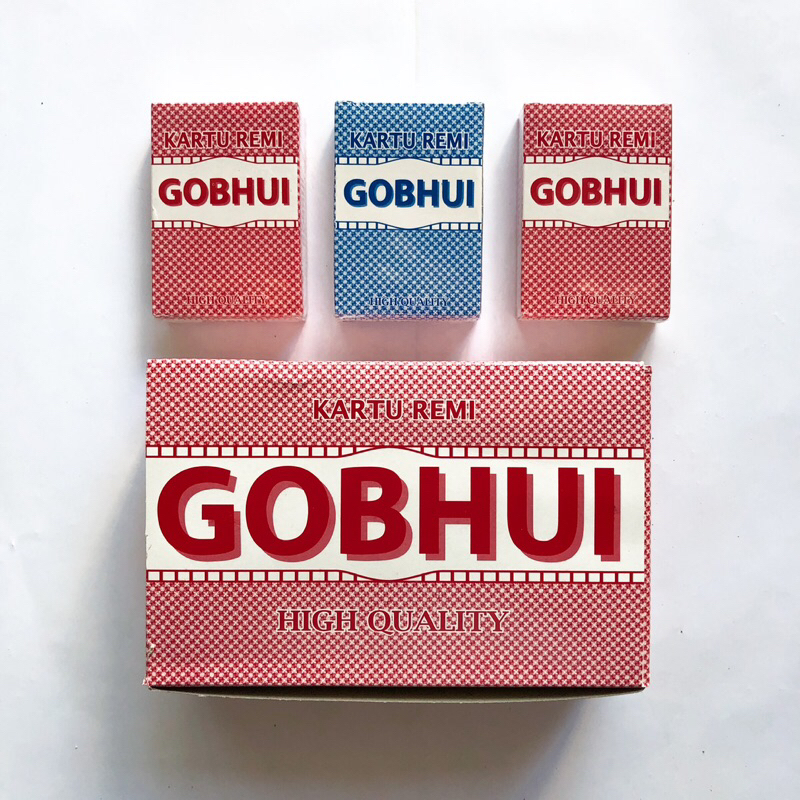(12 Pcs) Kartu Remi GOBHUI