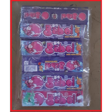 Permen Karet Big Babol Aneka Rasa Buah renceng isi 12 pcs