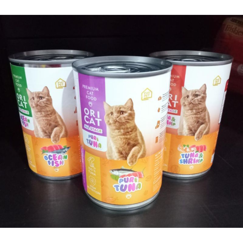 Ori Cat Kaleng All Stage Semua Variant Paket 12(isi12×400) makanan weetfood oricat kaleng segala usia all variant