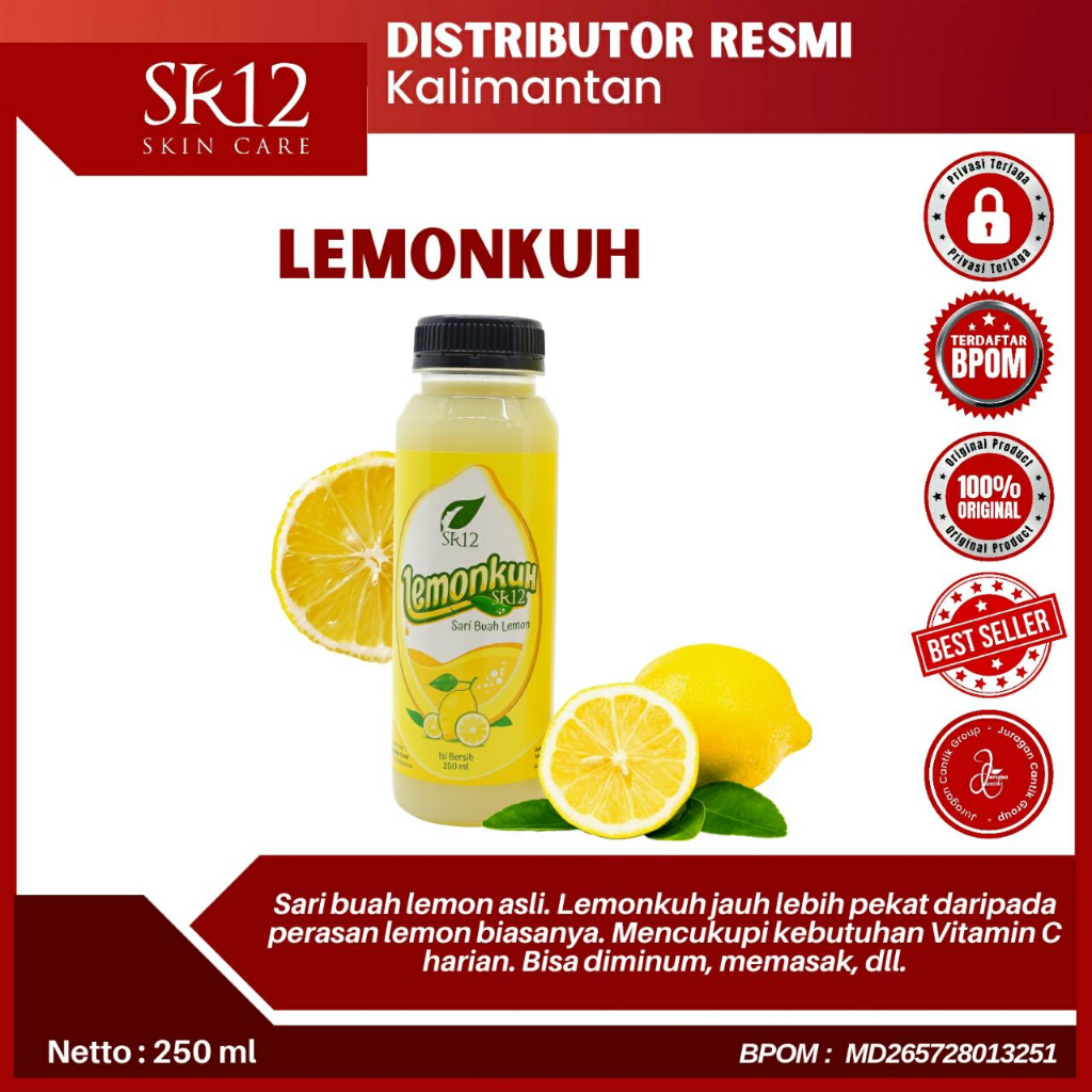 

SR12 LEMONKUH | LEMON | SARI BUAH LEMON MURNI 250ml