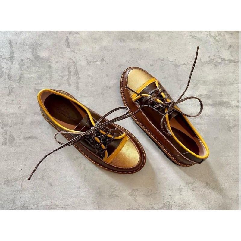 SEPATU KULIT SAPI ASLI/SEPATU SERLIUM/ SEPATU KULIT WANITA/SEPATU BAGUS/LAKSITA LACE UP/PRELOVED SER