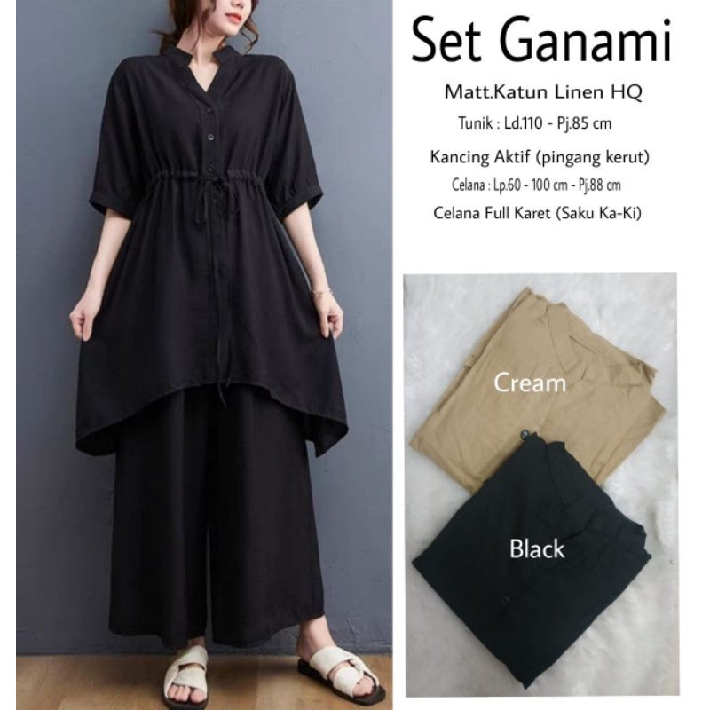 GANAMI SETELAN BAJU WANITA