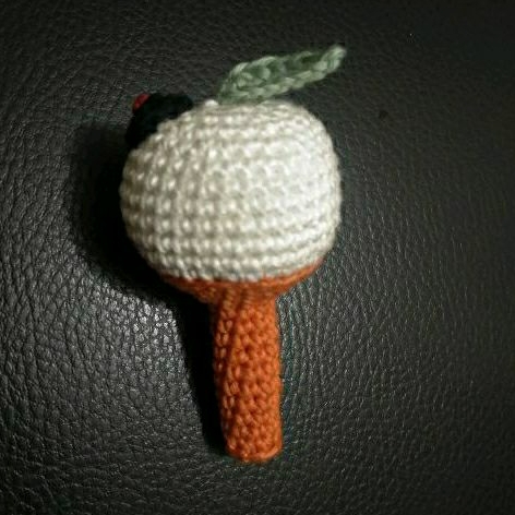 Mini Crochet Lighstick BTS | Army bomb Rajut | gantungan kunci Army Bomb Tangerine | Jeruk | suga