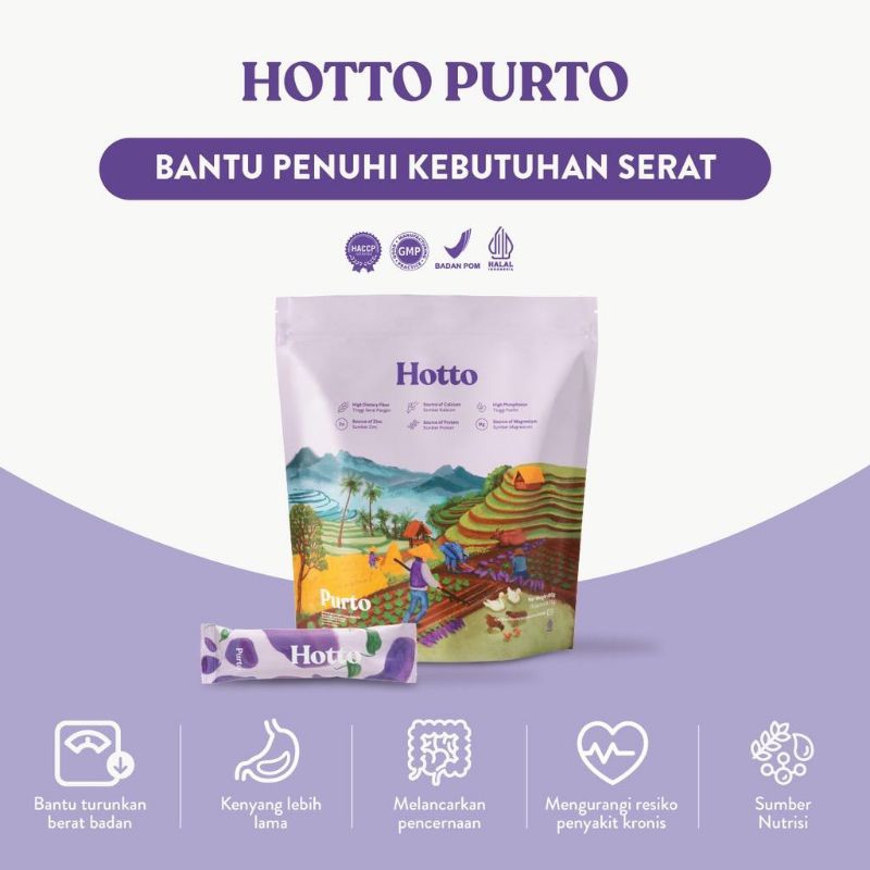 

HOTTO PURTO MultiGrain with Purple Potato 1 Pouch 16 Sachet