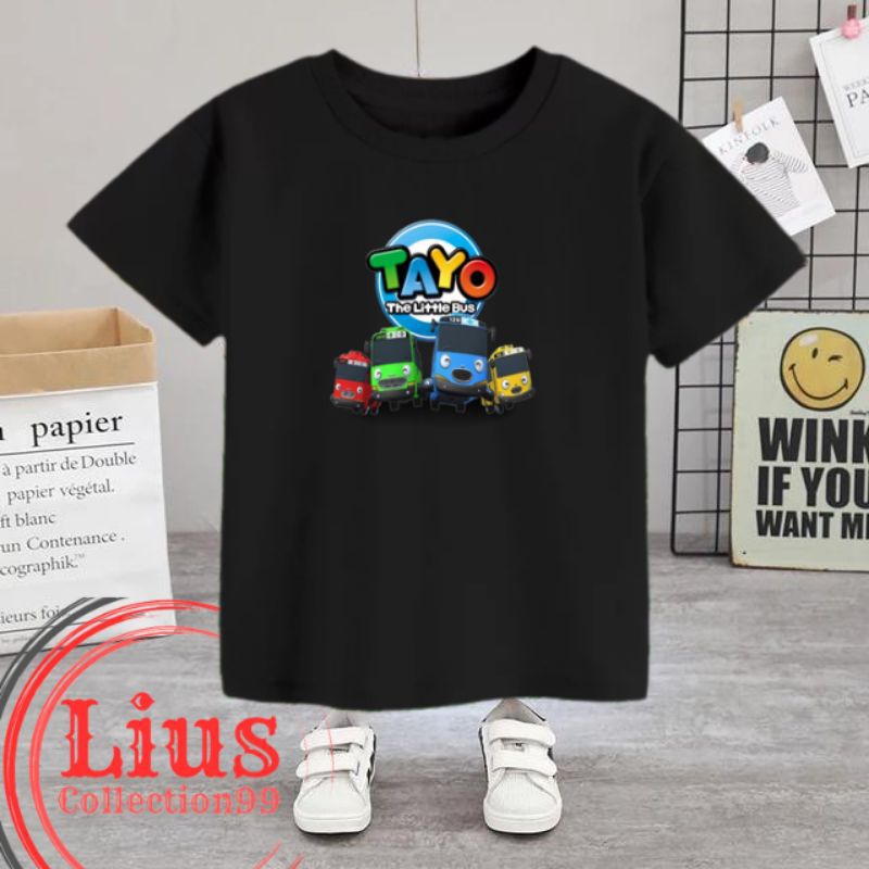 Kaos Anak Tayo The Little Bus ( 2 - 13 Tahun ) Unisex