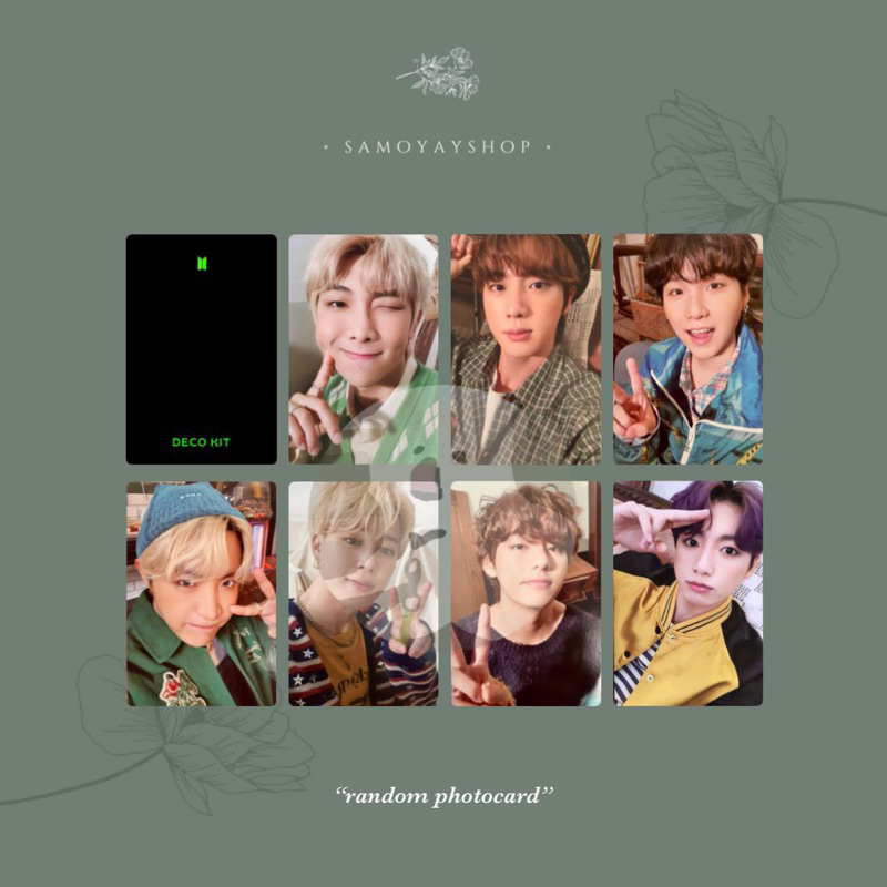 Photocard Bts Deco Kit Photocard Set Random Photocard Instant Photo