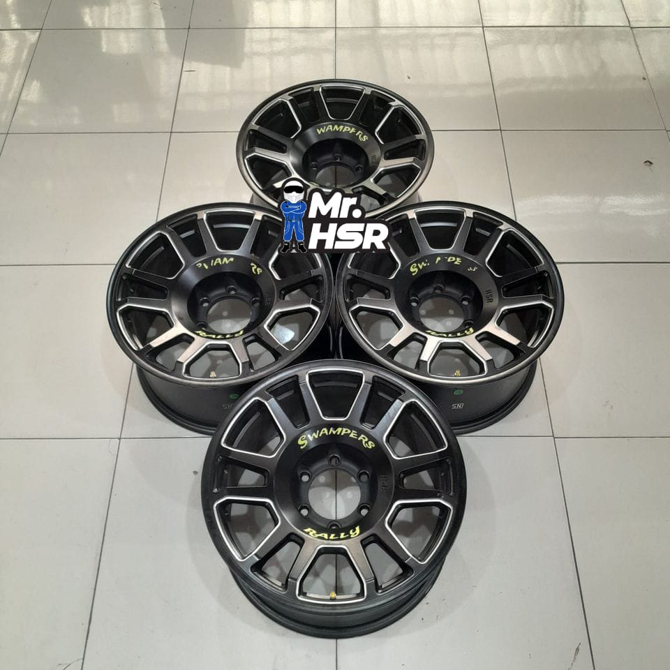 VELG SECOND RACING HSR SWAMPRES RING 18X9 OFFSET 0 HOLE 6X139