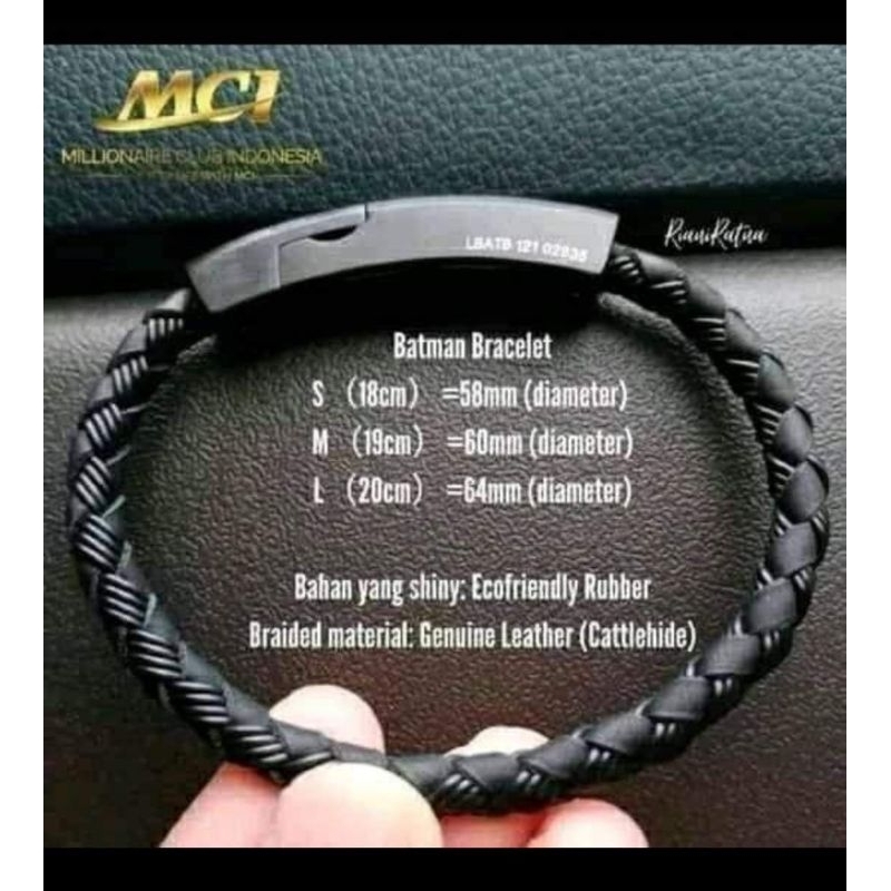 Gelang Kesehatan/Bracelet Pria MCI 100% Ori