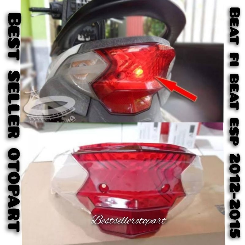 kaca mika lampu stop beat fi beat esp 2012-2015