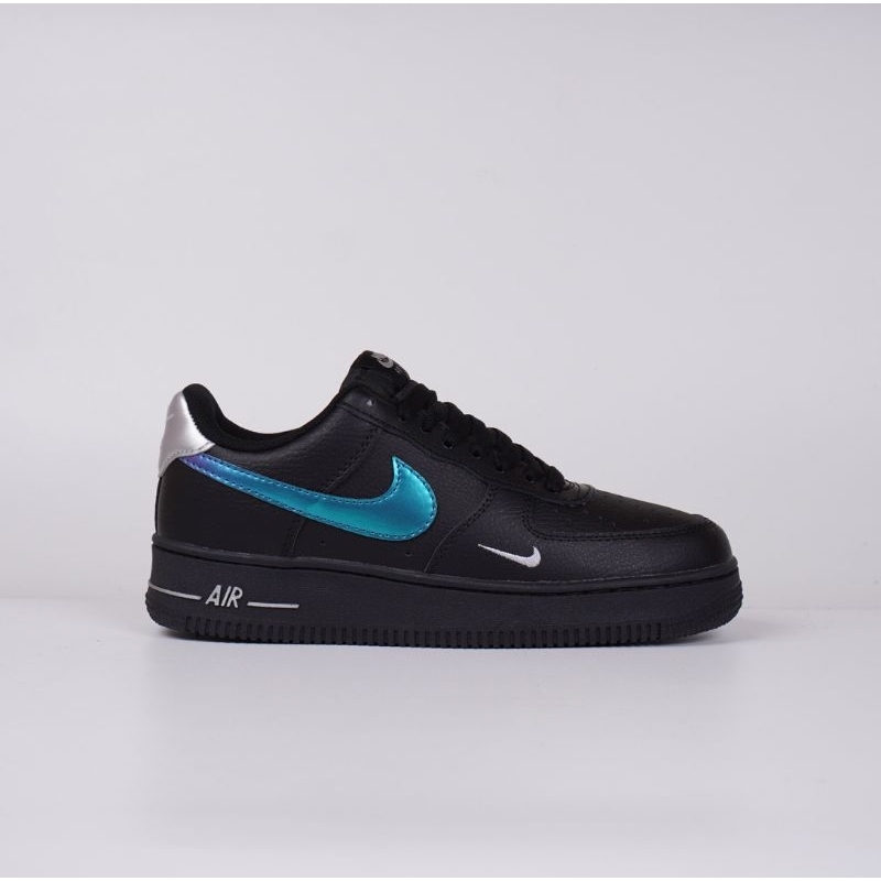 Sepatu Nike Air Force 1 Black Wolf Grey