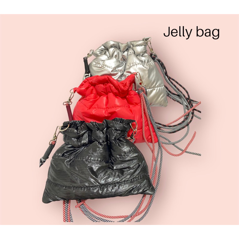 (FREE STRAP) PUFFY BAG BY THALIABAG // TAS WANITA LUCU// STRAP BAG MACRAME // GANTUNGAN KUNCI // KEYCHAIN// PARASUT// BAG CHRAME // COD // FASHION WANITA // DRESS WANITA// OOTD