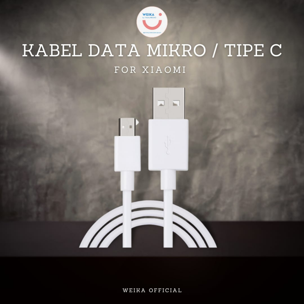 Kabel Data XIAOMI Fast Charging Turbo Charging USB Micro / Tipe C