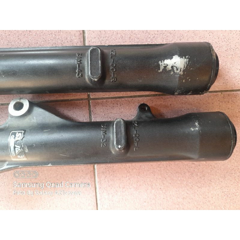 Bottom Tabung Shock Skok Kanan Kiri Depan Beat Fi Injek Eco Vario 125 150 old Led Ori Original AHM S