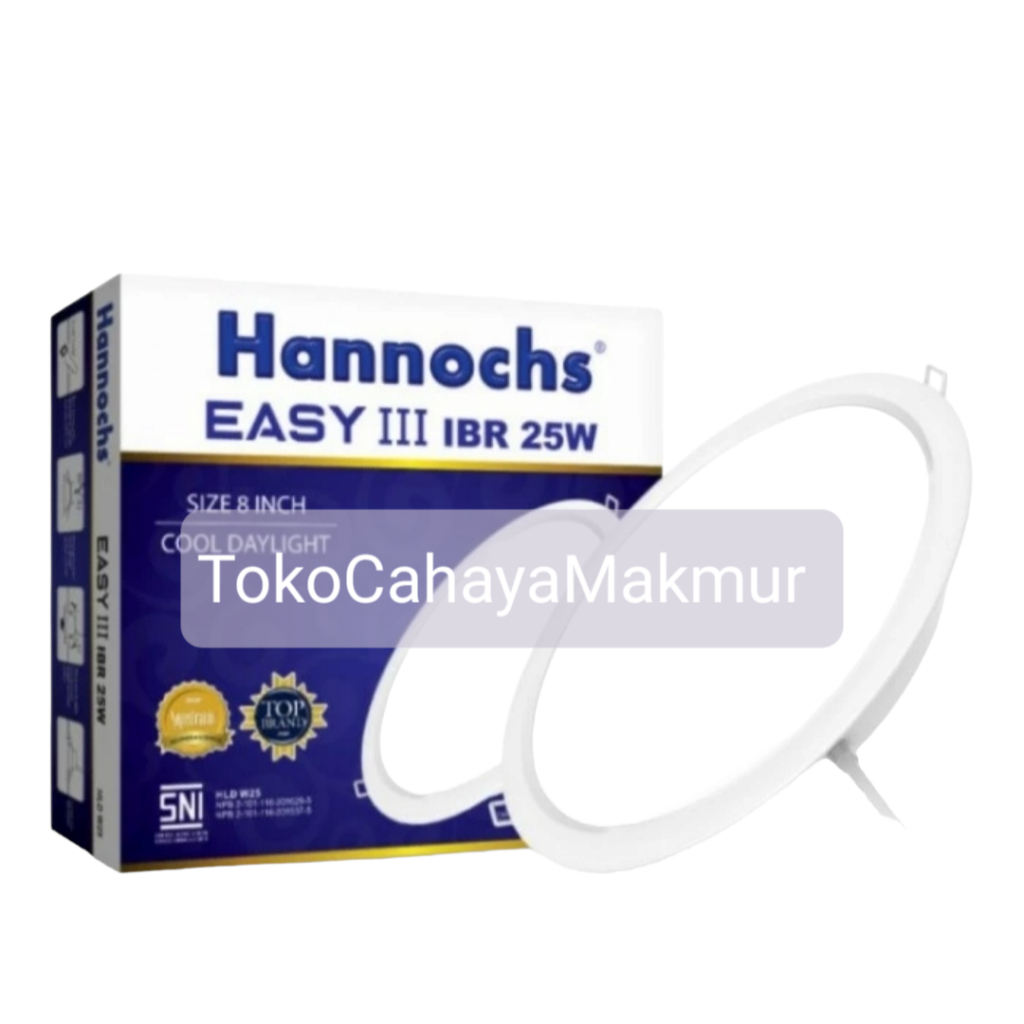 Lampu LED Downlight Hannochs Easy II IBR Round Bulat 25w 25watt CoolDayLight