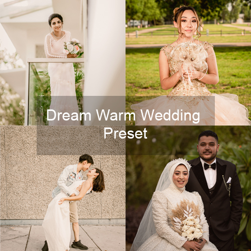 PRESET LIGHTROOM DREAM WARM WEDDING - For Android, IOS, &amp; PC