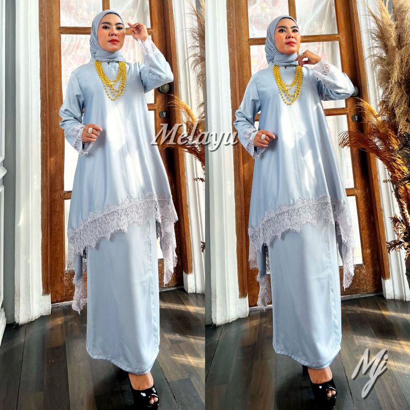 NEW ARRIVAL//SET ROK MELAYU RENDA BRUKAT//BAHAN ROBERTO CAVALI SILK//SERAGAMAN KELUARGA//BAJU PESTA LAMARAN//BAJU LEBARAN//BAJU KONDANGAN//KEBAYA WISUDA//KEBAYA MODERN//KEBAYA ORIGINAL//SET KEBAYA KUTU BARU SANJANI/BAJU KURUNG//Mirajaya Kebaya//MDHBROTHER