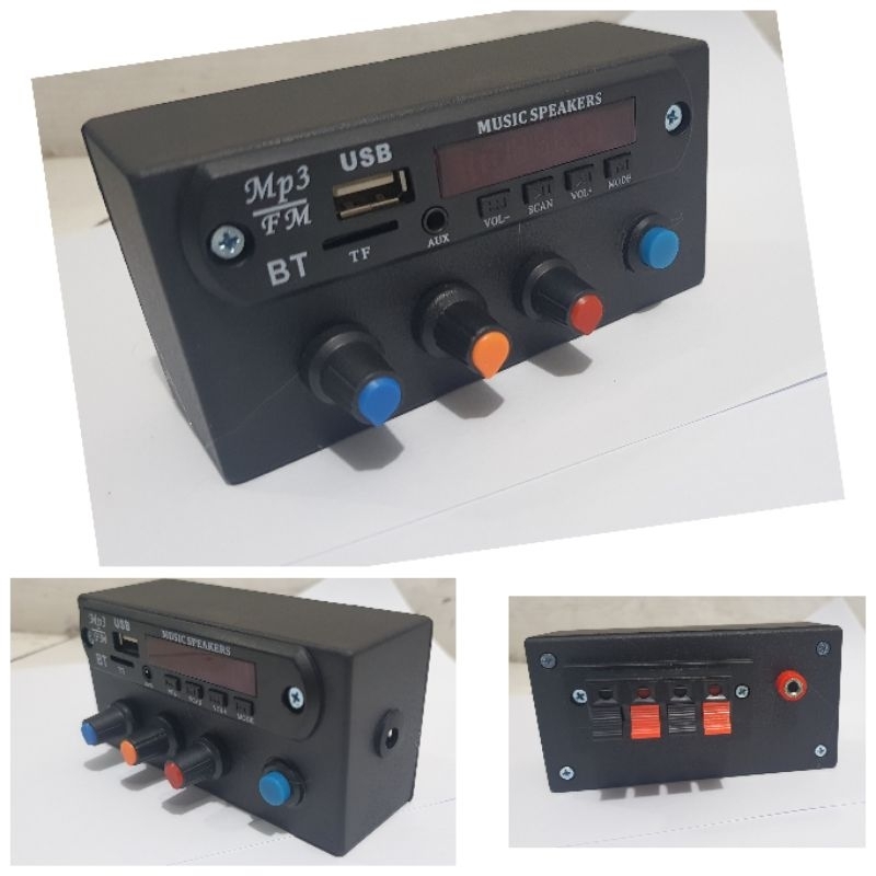 POWER AMPLI MINI 12V MP3 PLAYER BLUETOOTH 12V / Ampli Mini Bluetooth USB 12V