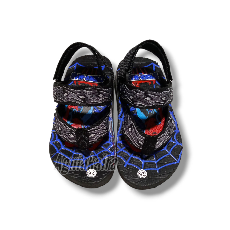 Sandal Gunung Anak LAki-Laki Motif SPYDERMAN Terbaru Kren