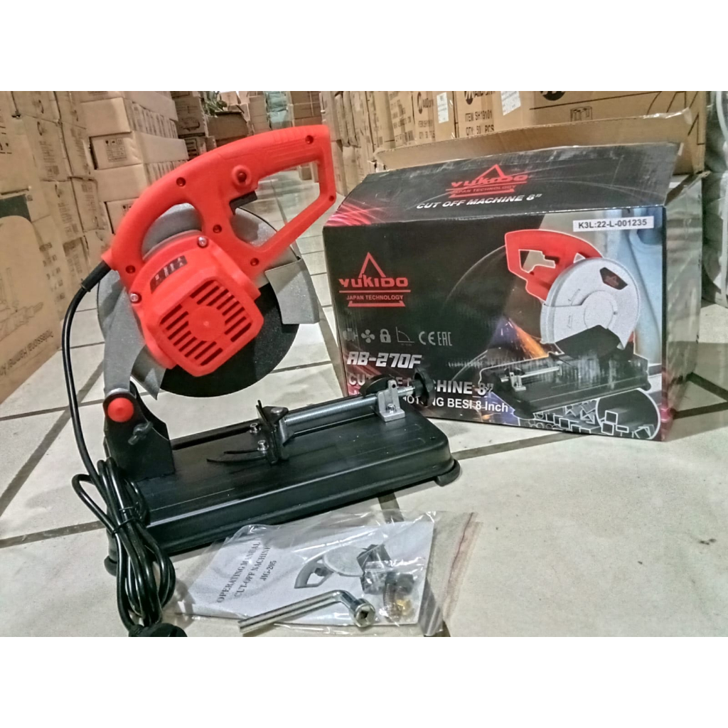 Mesin Potong Besi Cut Off Cutting Wheel 8 Inch 950 Watt 1.000Rpm Full Tangguh