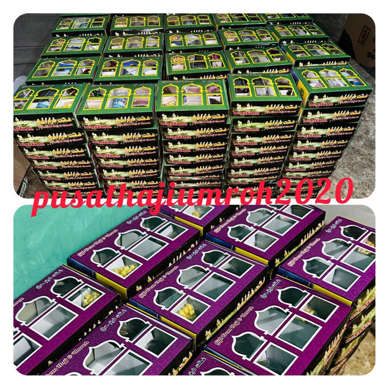 

Box kotak oleh oleh makanan dan minuman haji / umroh murah (100PCS)