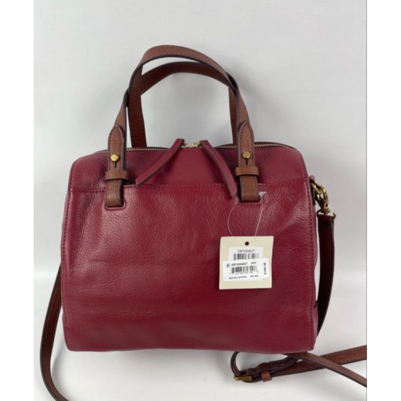 Tas Wanita FossilOriginal Rachel Satchel Red Velvet