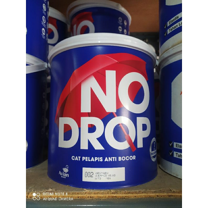 Cat Tembok - Cat Pelapis Anti Bocor NO DROP 4 Kg