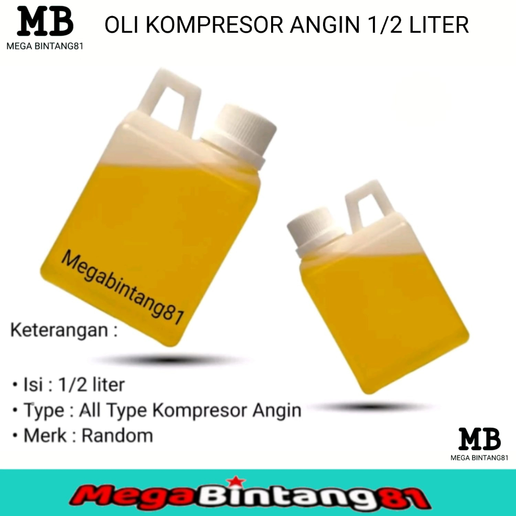 Oli kompresor angin oli hidrolik oli 10 1/2 Liter