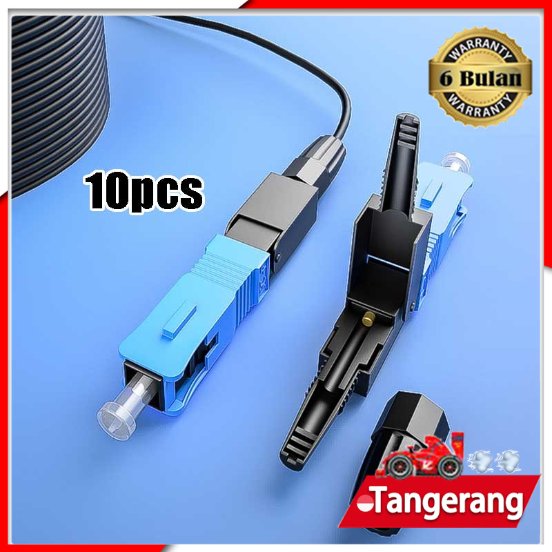 10Pcs Fast Connector SC-LC UPC Optic Fiber Adapter Fiber Optic 60mm