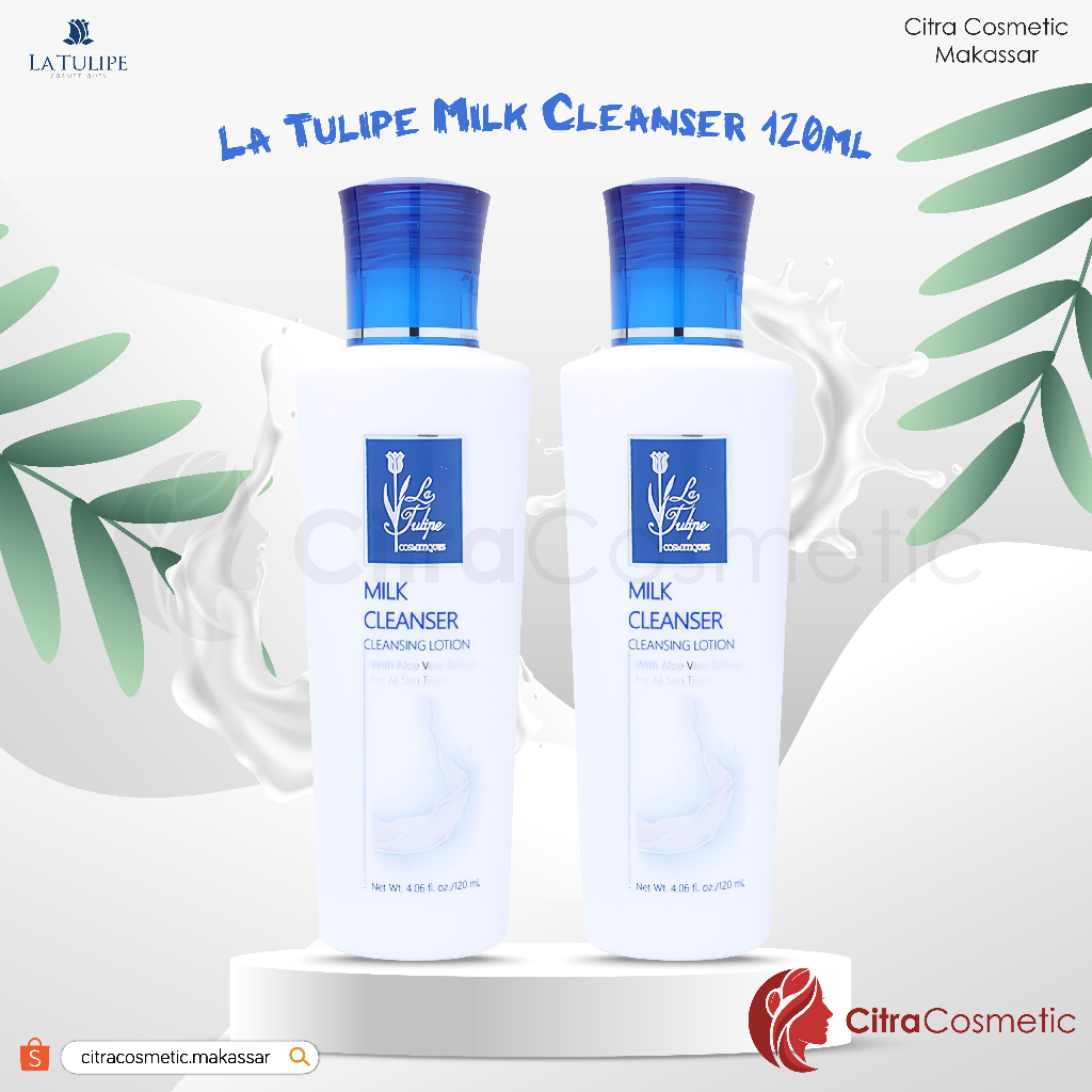 La Tulipe Milk Cleanser With Aloe Vera Extract 120 Ml