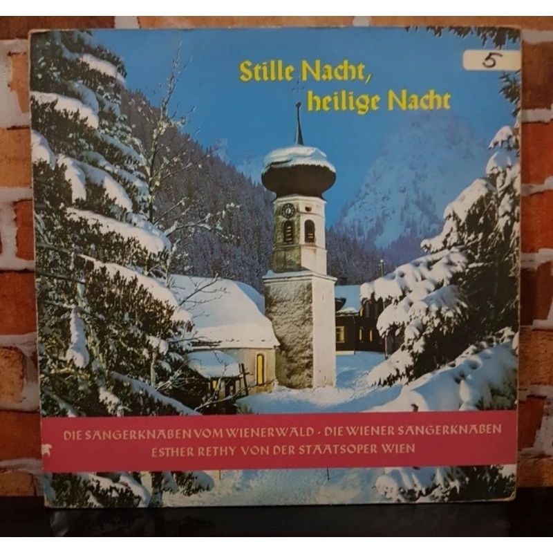 Vinyl Piringan Hitam 12 inch Stille Nacht,Heilige Nacht