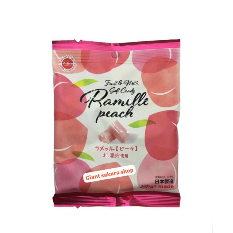 

Ramelle Peach Candy / permen impor / permen lunak / permen jepang