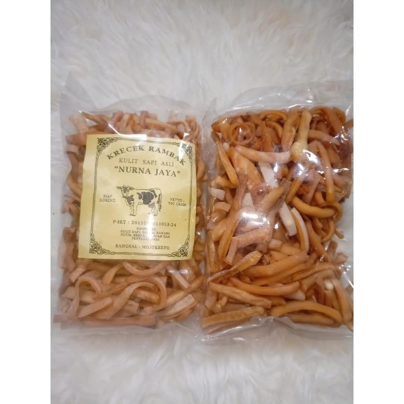 

krecek rambak kulit sapi asli stik mie(250gr)