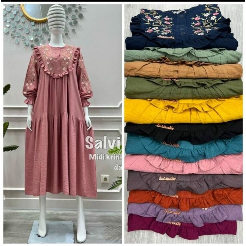 MIDI DRESS SALVINA YS ORI