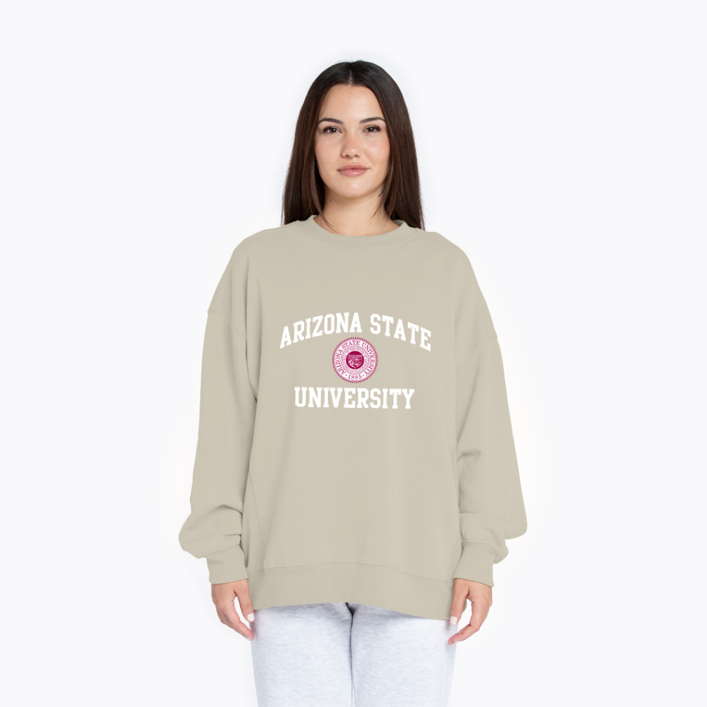 ARIZONA GAWA SWEATER CREWNECK PRIA WANITA Size M-XXL