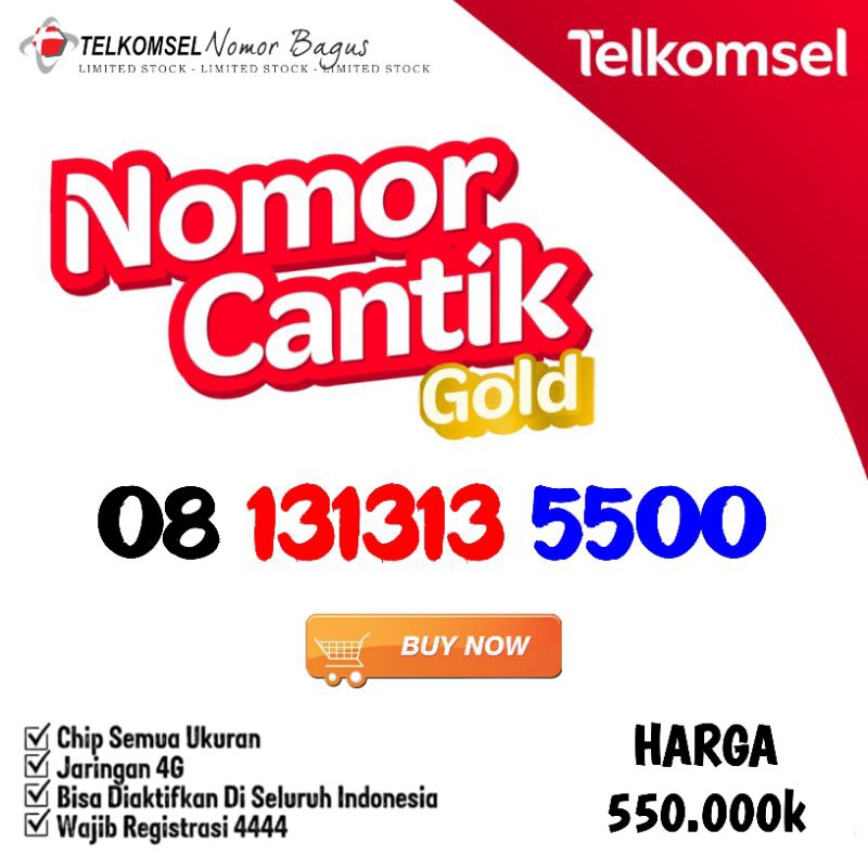 Nomor Cantik Simpati Nomer Kartu Perdana Telkomsel. No hp 131313 5500