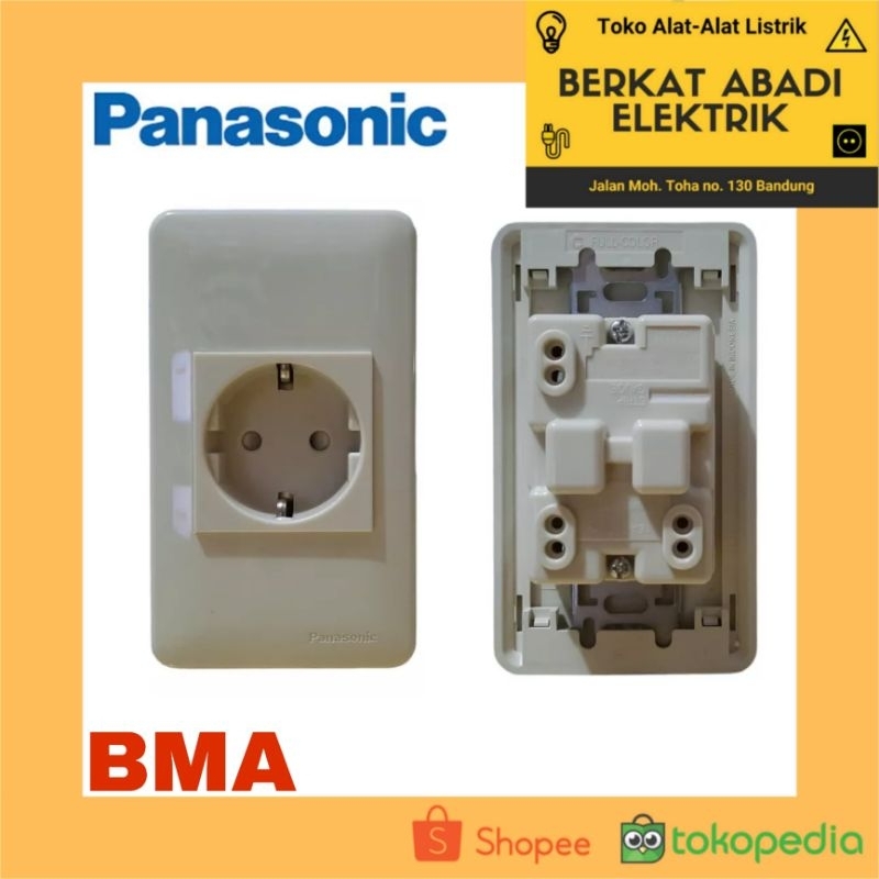 STOP KONTAK PANASONIC CP FULL COLOR SERIES WZJ1781W + WZJ1121W
