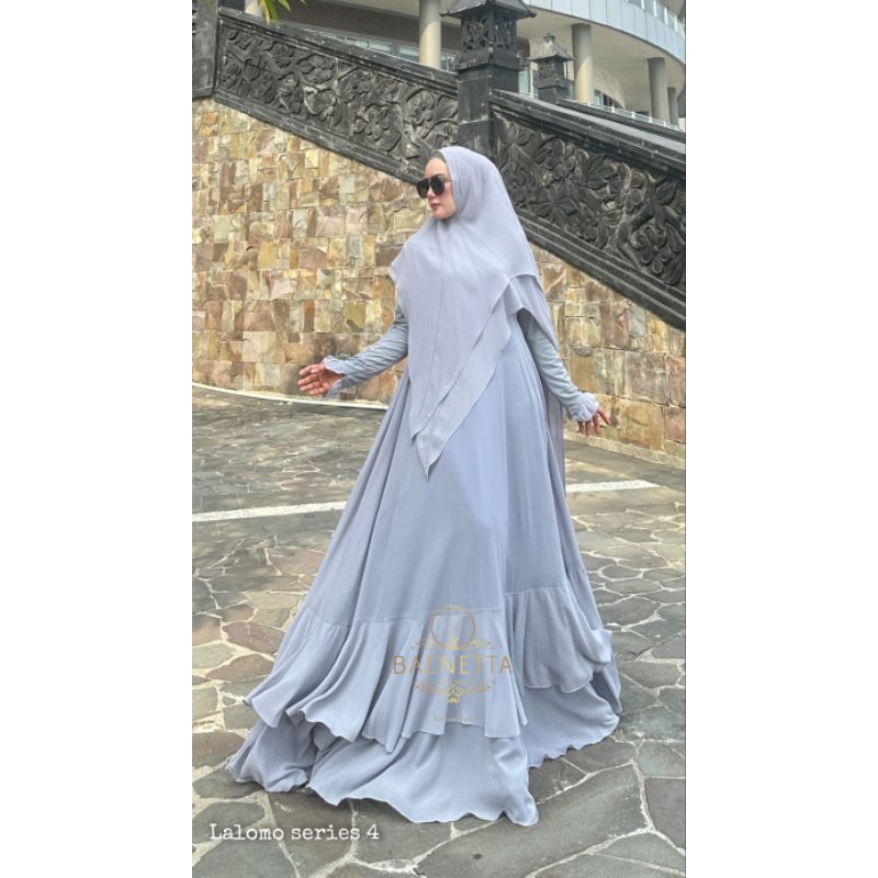Gamis syar'i Lalomo series 4 by BAENETTA
