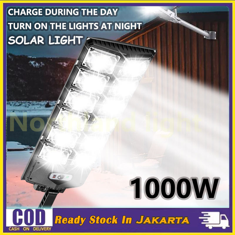 Lampu Jalan Tenaga Matahari Lampu Tenaga Surya 3 Mode Sensor Gerak Lampu Taman lampu Solar Cell Outd