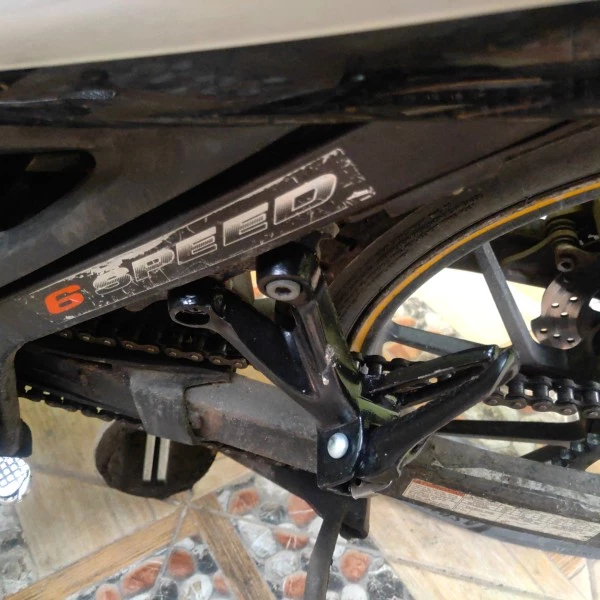 Footstep Foot Step Setep Injakan Injekan Kaki Satria Fu Belakang Gantung Warna Hitam Pijakan Kaki Step Setep Setepan Satria Fu Full Black